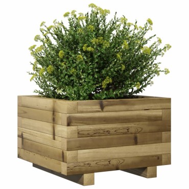 vidaXL Ζαρντινιέρα Κήπου 40x40x26,5 εκ. από Εμποτισμένο Ξύλο Πεύκου
