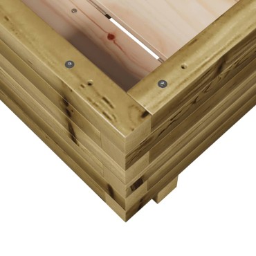 vidaXL Ζαρντινιέρα Κήπου 40x40x26,5 εκ. από Εμποτισμένο Ξύλο Πεύκου