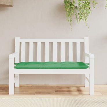 vidaXL Μαξιλάρι Πάγκου Κήπου Πράσινο 120x50x7cm Ύφασμα Oxford