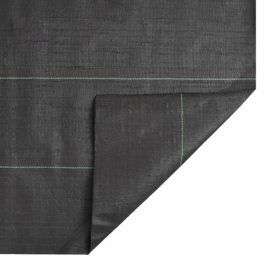vidaXL Μεμβράνη Εδαφοκάλυψης Μαύρη 2x25 μ. από Πολυπροπυλένιο