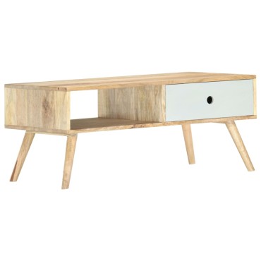 vidaXL Τραπεζάκι Σαλονιού 90x50x40cm από Μασίφ Ξύλο Μάνγκο 1 τεμ.