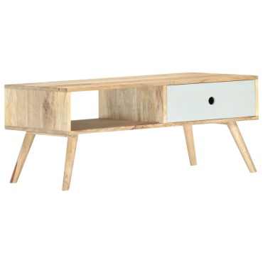 vidaXL Τραπεζάκι Σαλονιού 90x50x40cm από Μασίφ Ξύλο Μάνγκο 1 τεμ.