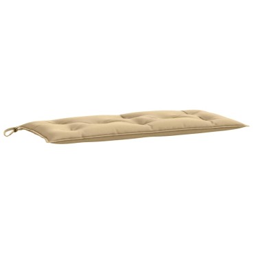 vidaXL Μαξιλάρια Πάγκου Κήπου Μπεζ Μελανζέ 100x50x7cm Ύφασμα