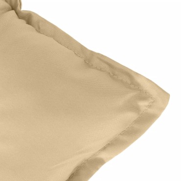 vidaXL Μαξιλάρια Πάγκου Κήπου Μπεζ Μελανζέ 100x50x7cm Ύφασμα