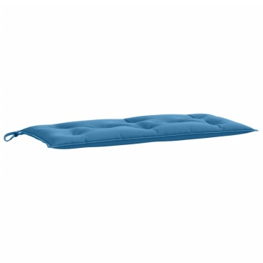 vidaXL Μαξιλάρια Πάγκου Κήπου Μπλε Μελανζέ 100x50x7cm Ύφασμα
