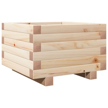 vidaXL Ζαρντινιέρα Κήπου 40x40x26,5 εκ από Μασίφ Ξύλο Πεύκου