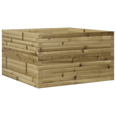 vidaXL Ζαρντινιέρα Κήπου 80x80x45,5 εκ. από Εμποτισμένο Ξύλο Πεύκου