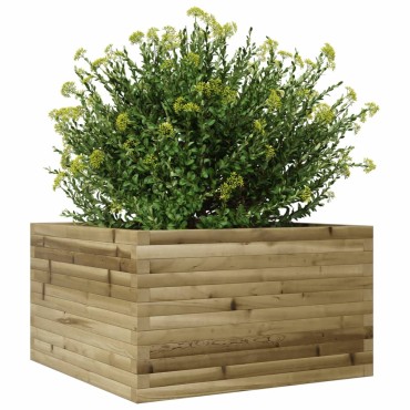 vidaXL Ζαρντινιέρα Κήπου 80x80x45,5 εκ. από Εμποτισμένο Ξύλο Πεύκου