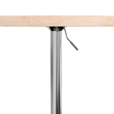 vidaXL Τραπέζι Μπαρ 60x90,5cm από Μασίφ Ξύλο Δρυός 1 τεμ.