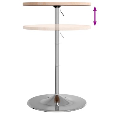 vidaXL Τραπέζι Μπαρ 60x90,5cm από Μασίφ Ξύλο Δρυός 1 τεμ.