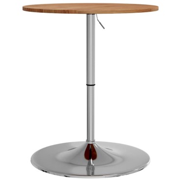 vidaXL Τραπέζι Μπαρ Αν. Καφέ 60x89,5cm από Μασίφ Ξύλο Δρυός 1 τεμ.