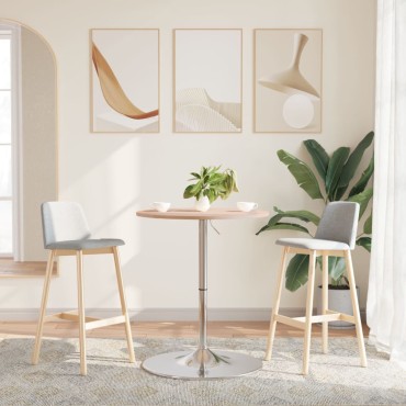 vidaXL Τραπέζι Μπαρ 60x89,5cm από Μασίφ Ξύλο Δρυός 1 τεμ.