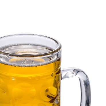 vidaXL Κούπα Μπίρας με Λαβή Γυάλινη 6 Τεμ. 1000 ml