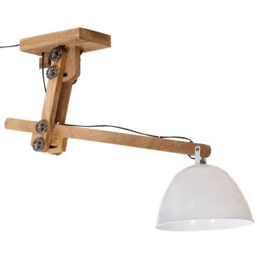 vidaXL Φωτιστικό Οροφής 25 W Λευκό 105x30x65-108 εκ. Ε27