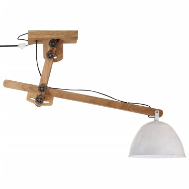 vidaXL Φωτιστικό Οροφής 25 W Λευκό 105x30x65-108 εκ. Ε27