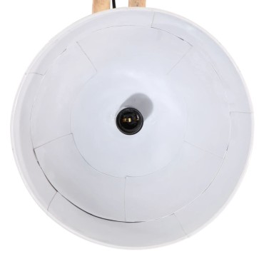 vidaXL Φωτιστικό Οροφής 25 W Λευκό 105x30x65-108 εκ. Ε27