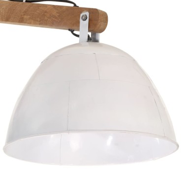 vidaXL Φωτιστικό Οροφής 25 W Λευκό 105x30x65-108 εκ. Ε27