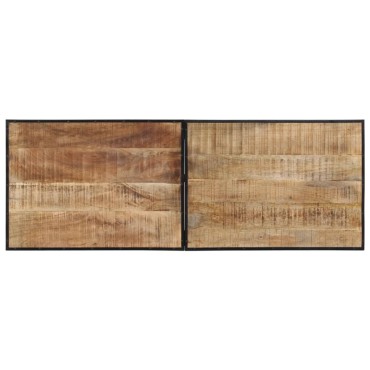 vidaXL Τραπέζι Μπαρ 150x55x107cm από Ακατέργαστο Μασίφ Ξύλο Μάνγκο