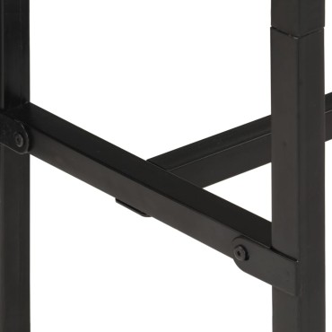 vidaXL Τραπέζι Μπαρ 150x55x107cm από Ακατέργαστο Μασίφ Ξύλο Μάνγκο