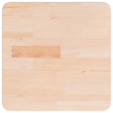 vidaXL Επιφάνεια Τραπεζιού Τετράγωνη 40x40x1,5cm Μασίφ Ξύλο Δρυς 1 τεμ.