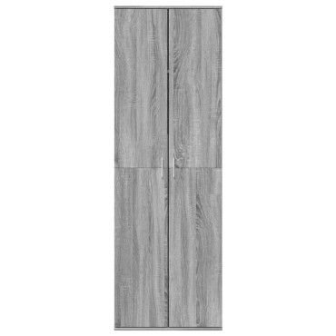 vidaXL Ντουλάπα Γκρι Sonoma 60x35x180cm από Επεξ. Ξύλο 1 τεμ.