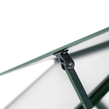 vidaXL Θερμοκήπιο με Πλαίσιο Βάσης Πράσινο 224x169x202 εκ. Αλουμινίου