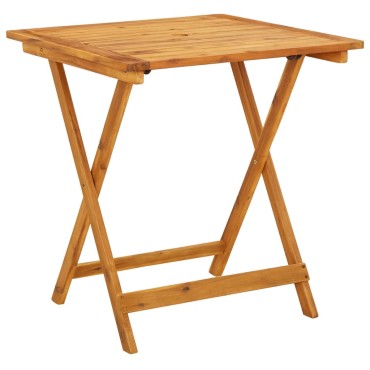 vidaXL Σετ Επίπλων Bistro 3 τεμ. Μπεζ Ρατάν/Μασίφ Ξύλο 38x32,5cm