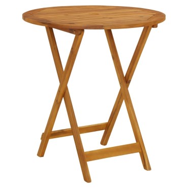 vidaXL Σετ Επίπλων Bistro 3 τεμ. Μπεζ Ρατάν/Μασίφ Ξύλο 38x32,5cm