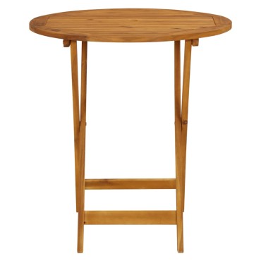 vidaXL Σετ Επίπλων Bistro 3 τεμ. Μπεζ Ρατάν/Μασίφ Ξύλο 38x32,5cm