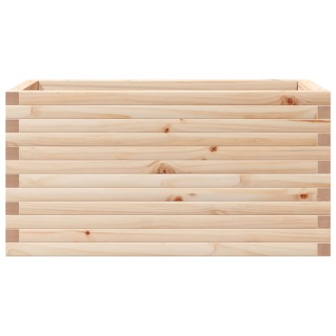 vidaXL Ζαρντινιέρα Κήπου 90x40x45,5 εκ από Μασίφ Ξύλο Πεύκου