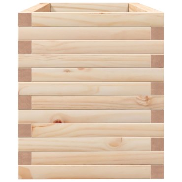 vidaXL Ζαρντινιέρα Κήπου 90x40x45,5 εκ από Μασίφ Ξύλο Πεύκου