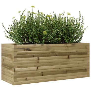 vidaXL Ζαρντινιέρα Κήπου 110x40x45,5 εκ. από Εμποτισμένο Ξύλο Πεύκου