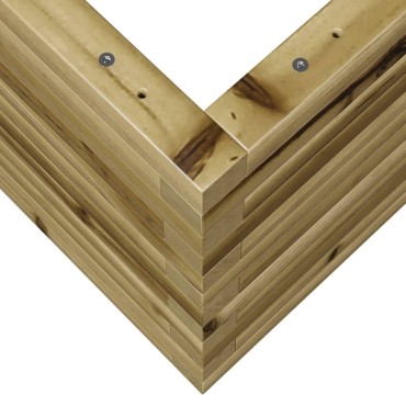 vidaXL Ζαρντινιέρα Κήπου 110x40x45,5 εκ. από Εμποτισμένο Ξύλο Πεύκου