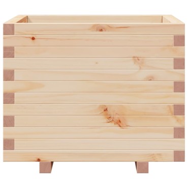 vidaXL Ζαρντινιέρα Κήπου 60x60x49,5 εκ από Μασίφ Ξύλο Πεύκου