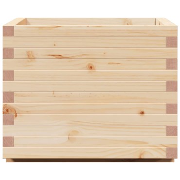 vidaXL Ζαρντινιέρα Κήπου 60x60x49,5 εκ από Μασίφ Ξύλο Πεύκου