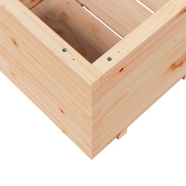 vidaXL Ζαρντινιέρα Κήπου 60x60x49,5 εκ από Μασίφ Ξύλο Πεύκου