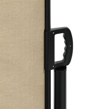 vidaXL Σκίαστρο Πλαϊνό Συρόμενο Μπεζ 117 x 300 εκ.