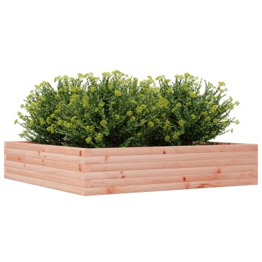 vidaXL Ζαρντινιέρα Κήπου 110x110x23,5εκ. από Μασίφ Ξύλο Ψευδοτσούγκας