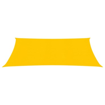 vidaXL Πανί Σκίασης Ορθογώνιο Κίτρινο 2x3 μ. HDPE 160 γρ./μ²