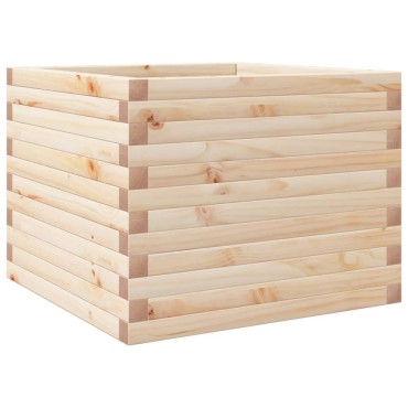 vidaXL Ζαρντινιέρα Κήπου 60x60x45,5 εκ από Μασίφ Ξύλο Πεύκου