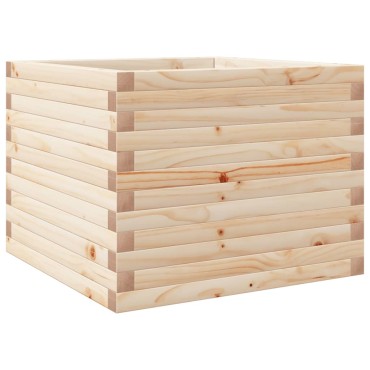 vidaXL Ζαρντινιέρα Κήπου 60x60x45,5 εκ από Μασίφ Ξύλο Πεύκου
