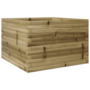vidaXL Ζαρντινιέρα Κήπου 70x70x45,5 εκ. από Εμποτισμένο Ξύλο Πεύκου