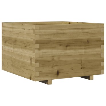 vidaXL Ζαρντινιέρα Κήπου 70x70x49,5 εκ. από Εμποτισμένο Ξύλο Πεύκου