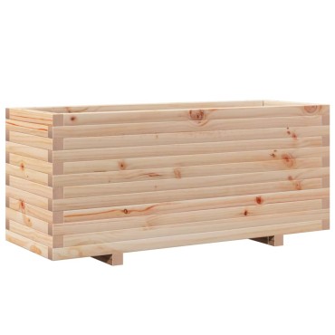 vidaXL Ζαρντινιέρα Κήπου 110x40x49,5 εκ από Μασίφ Ξύλο Πεύκου