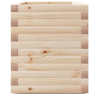 vidaXL Ζαρντινιέρα Κήπου 90x40x49,5 εκ από Μασίφ Ξύλο Πεύκου