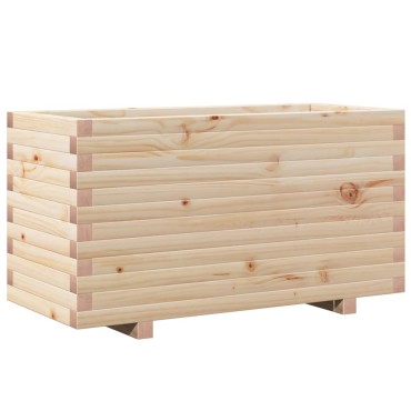 vidaXL Ζαρντινιέρα Κήπου 90x40x49,5 εκ από Μασίφ Ξύλο Πεύκου