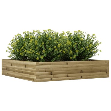 vidaXL Ζαρντινιέρα Κήπου 110x110x23 εκ. από Εμποτισμένο Ξύλο Πεύκου
