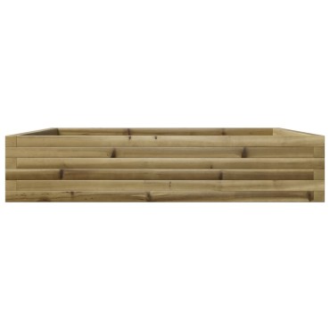 vidaXL Ζαρντινιέρα Κήπου 110x110x23 εκ. από Εμποτισμένο Ξύλο Πεύκου