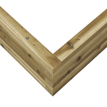 vidaXL Ζαρντινιέρα Κήπου 110x110x23 εκ. από Εμποτισμένο Ξύλο Πεύκου
