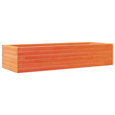 vidaXL Ζαρντινιέρα Καφέ Κεριού 110x40x23 εκ. από Μασίφ Ξύλο Πεύκου